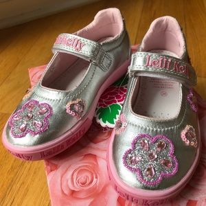 Girls Mary Janes - Lelli Kelly - Silver
